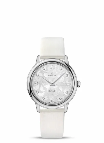 Omega De Ville Prestige Quartz 32.7 Butterfly Stainless Steel / Silver 424.12.33.60.52.001 (42412336052001)